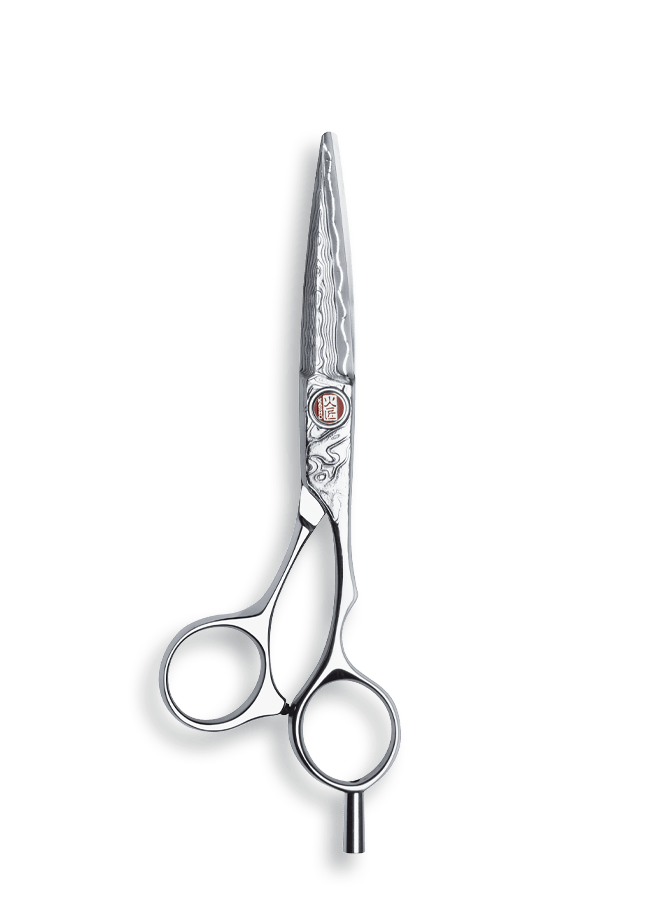 Ножницы парикмахерские KASHO “DAMASCUS”, эргономичные, размер 5,5